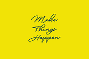 Thread Starter | A Monoline Script, a Script Font by Colllab Studio (Thumbnail 2 of 12)