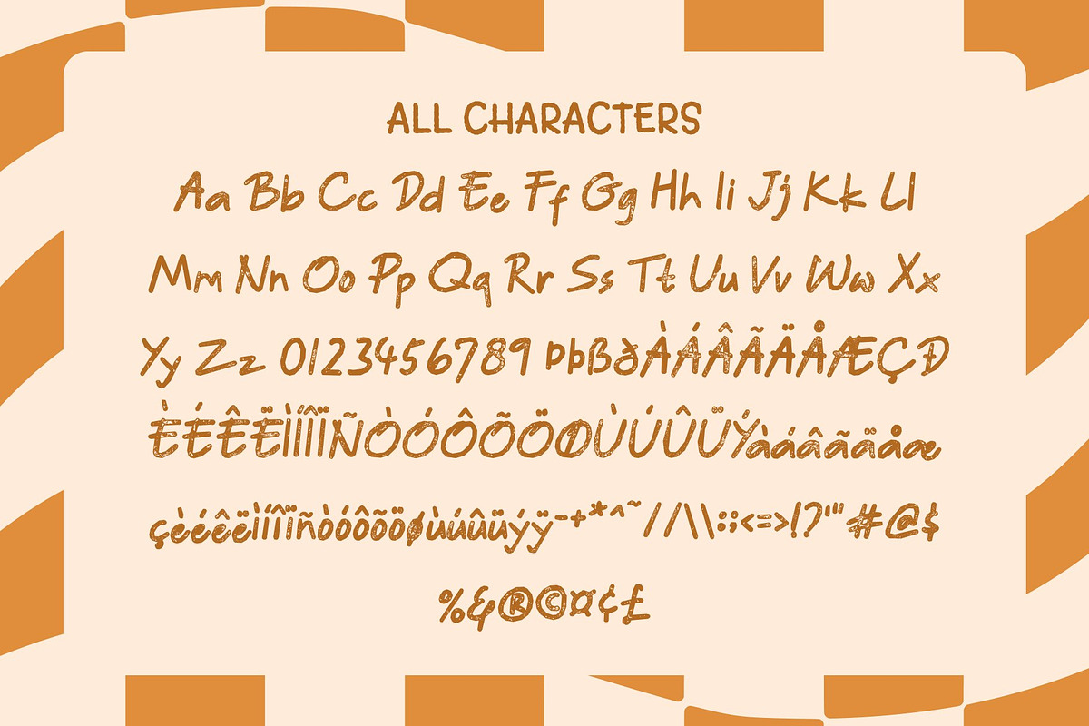 CS Breezy Stamp, a Handwritten Font by Craft Supply Co. (Photo 8 of 8)