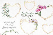 Orchid Watercolor flowers clipart, an Illustration by Yuliya Derbisheva (Thumbnail 4 of 10)