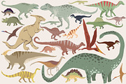 Dinosauria - Clipart Collection, an Object Graphic by Alina Sh (Thumbnail 2 of 9)