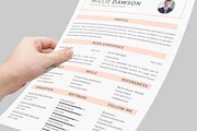 Resume Template and Cover Letter, a Resume Template by designvillage (Thumbnail 8 of 13)
