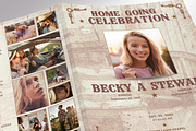 Cowgirl Tabloid Funeral Program, a Brochure Template by Four C Graphic (Thumbnail 9 of 10)