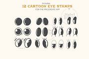 The Ghost Creator Stamp Brush Pack, a Brush Add-On by Mabel & Bea (Thumbnail 3 of 7)