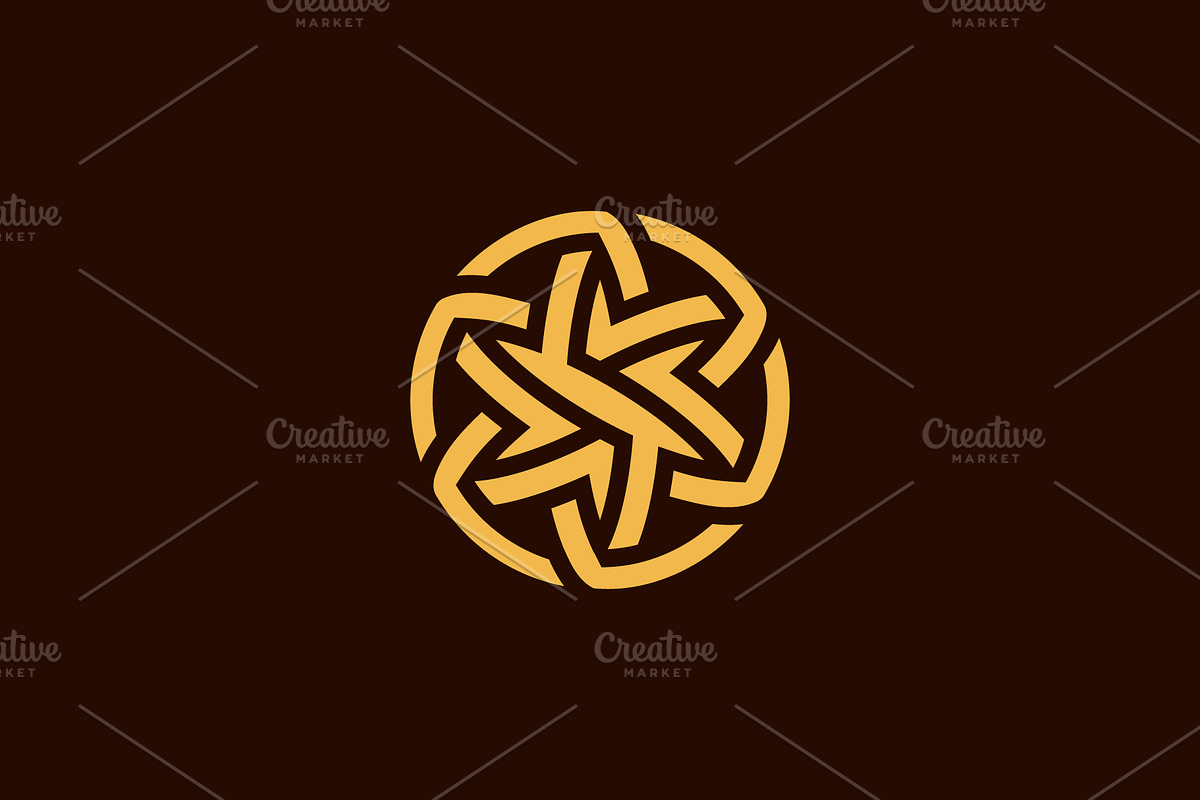 ornamental letter S medal logo, a Branding & Logo Template by Rasagama Studio
