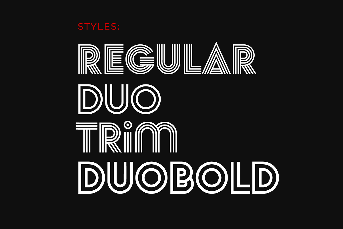 Striped Headline Font, a Symbol Font by artyway (Photo 2 of 6)