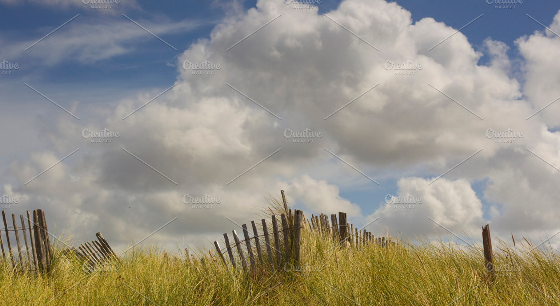 Old Fence Near Beach