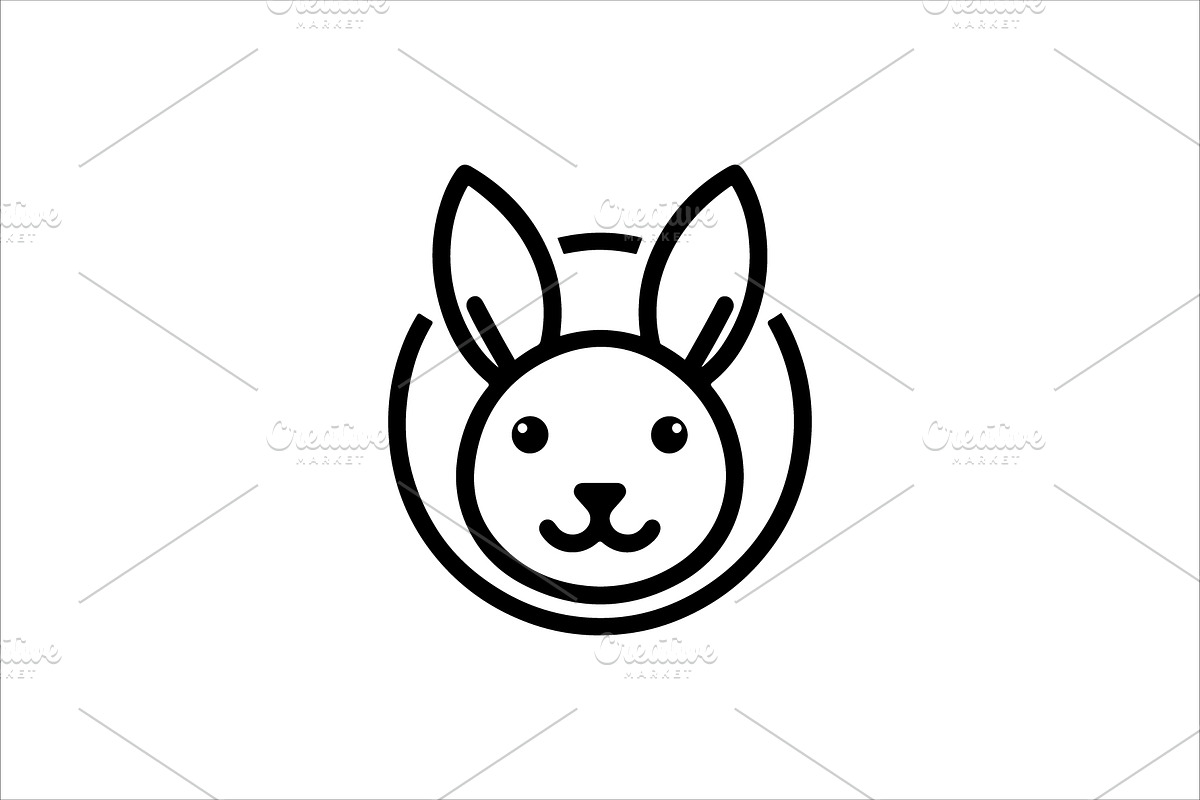 Rabbit Outline Logo Set, a Branding & Logo Template by Vectorium Studio (Photo 4 of 5)