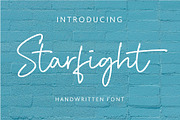 Starfight | Handwritten Font, a Script Font by sancreastd. (Thumbnail 1 of 8)