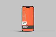 iPhone 15 Mockup, an iPhone Mockup by seramoe (Thumbnail 4 of 5)
