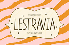 Lestravia - Simple Hand Drawn Font