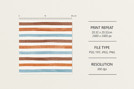 Pattern with stripes, a Pattern Graphic by Olena Kuznietsova