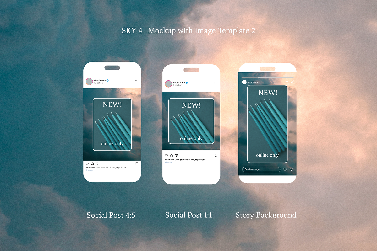 Sky Asset Pack, an Advertising Mockup by Made by T (Photo 5 of 7)