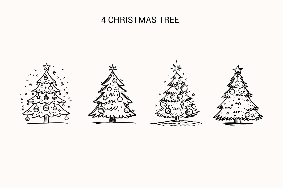 Christmas Illustrations & Clipart, a Seasonal Illustration by Oktyabr (Photo 2 of 5)
