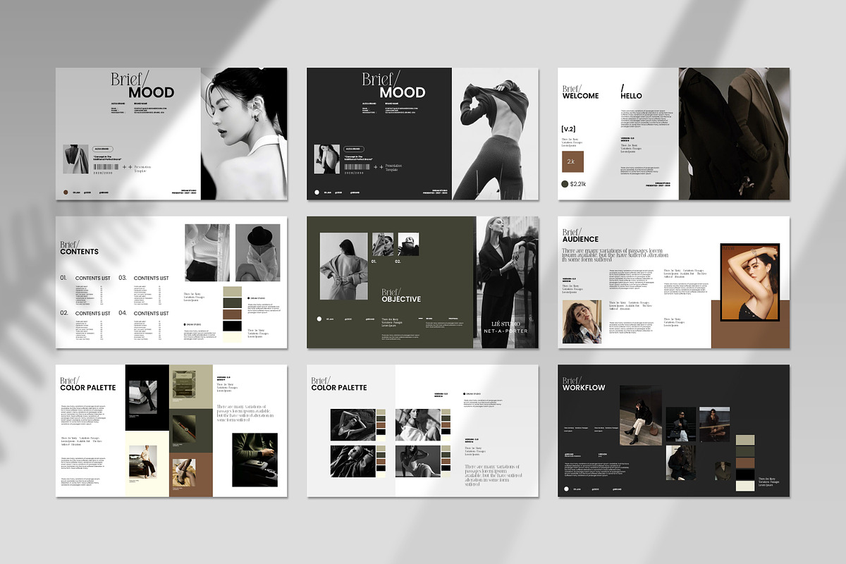 Brief Mood Presentation Template, a Presentation Template by Slide-Agency (Photo 10 of 12)