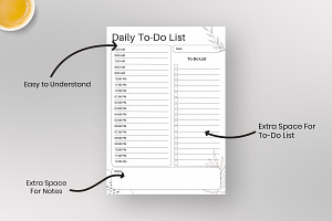 Daily To Do List Printable PDF