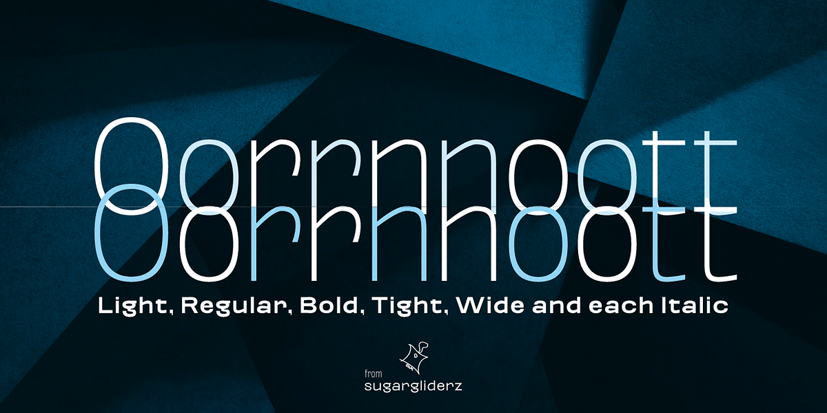 Oorrnnoott, a Sans Serif Font by sugargliderz (Photo 1 of 10)