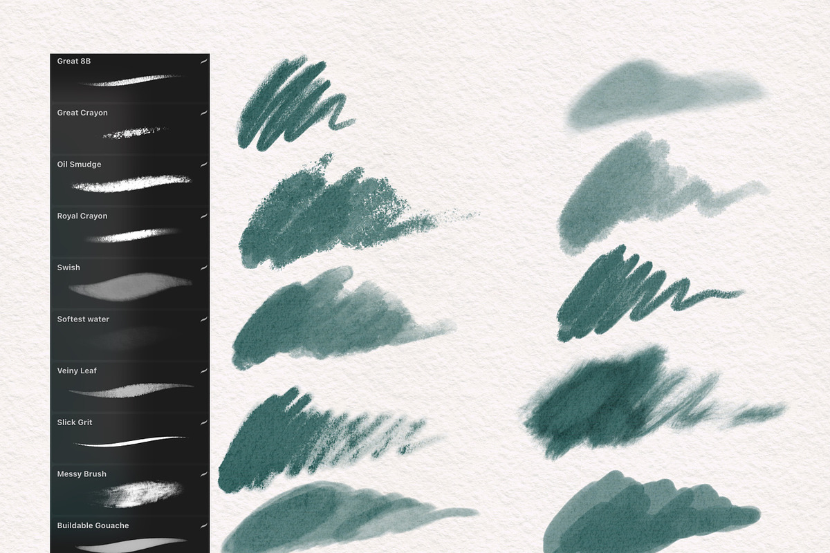 Realistic Procreate Digital Brushes, a Brush Add-On by Shelly Laslo Illustration (Photo 4 of 7)