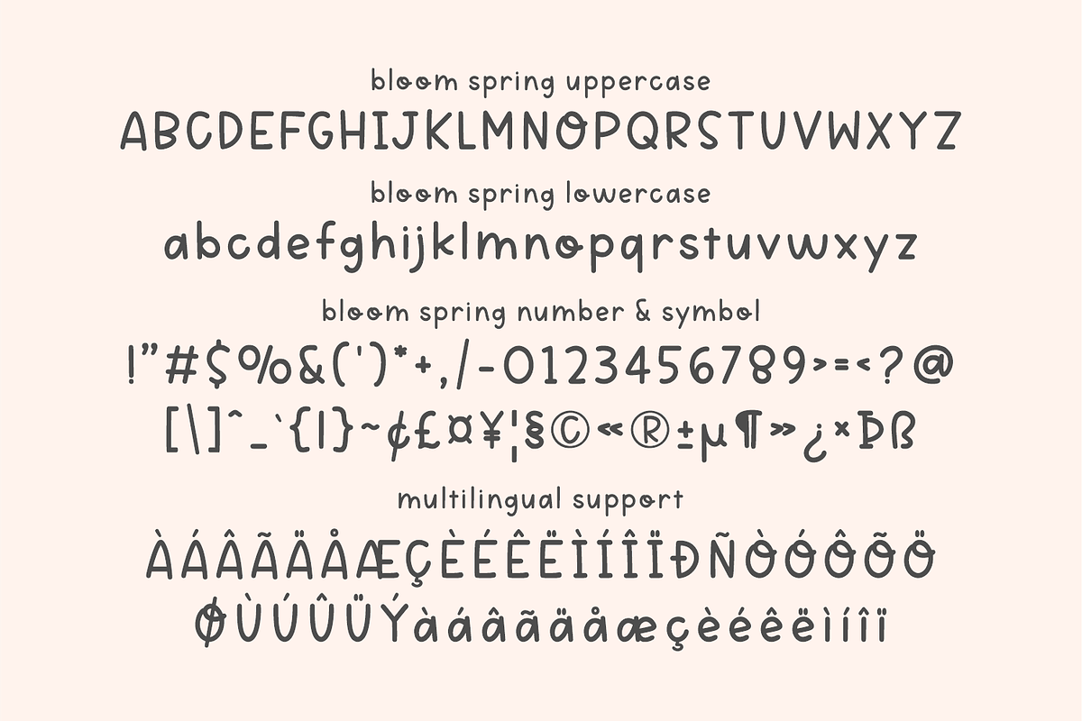 Bloom Spring - Playful Kids Font, a Handwritten Font by Keithzo (Photo 6 of 6)