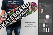 Skateboard Mockup #36, a Shirt Mockup by alexandeerco (Thumbnail 2 of 5)