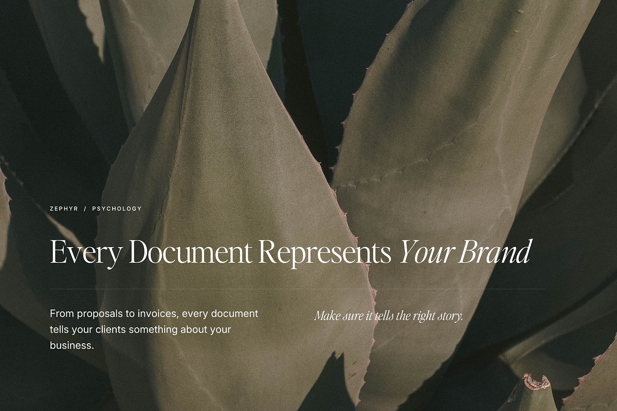 Modern Letterhead Set | Zephyr, a Branding & Logo Template by Adam and Grace (Photo 10 of 15)