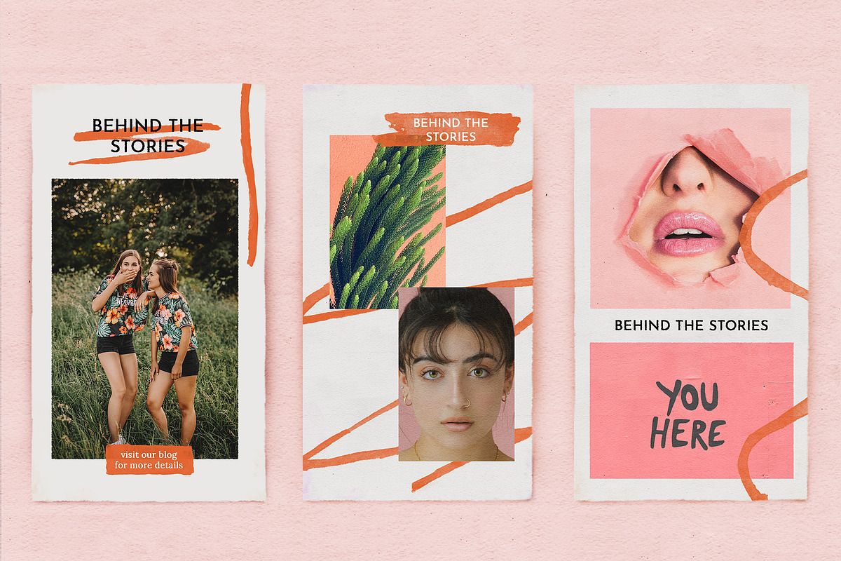 INK & WATERCOLOR animated bundle, a Social Media Template by As Good As Possible (Photo 10 of 13)