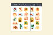 Aesthetic Sticker for Goodnotes| PNG, an Illustration by Suntype | Sunshine Std (Thumbnail 2 of 6)