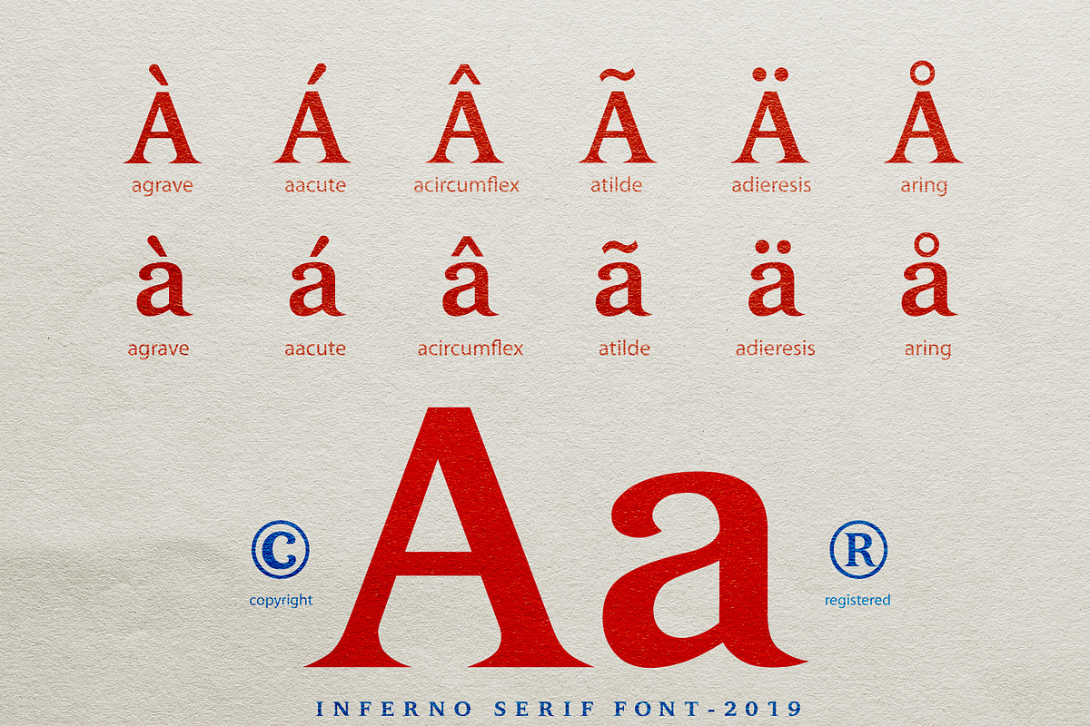 INFERNO Serif font, a Serif Font by Artistic & Unique (Photo 16 of 17)