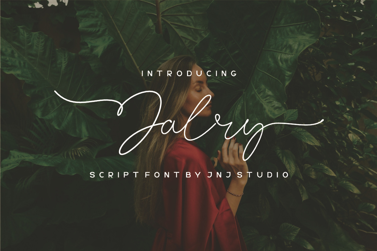Jalry Script Font, a Script Font by JNJ Studio (Photo 1 of 8)