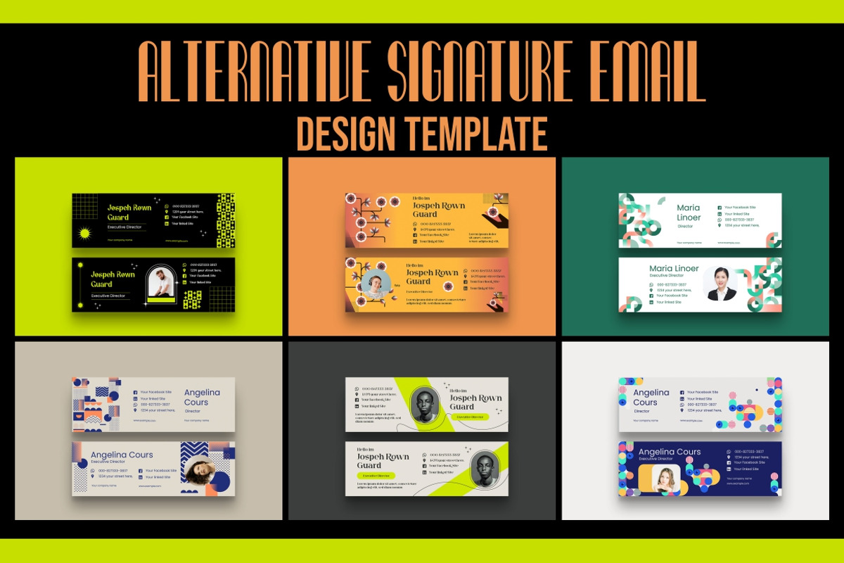 Alternative Signature Email Template, an Email Template by MaikoHatta