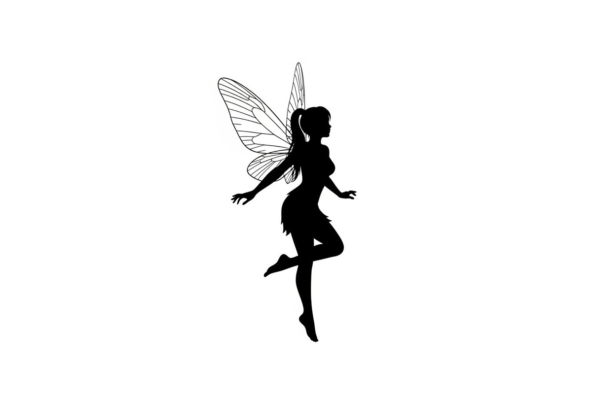 Magical Fairy Silhouette Bundle, an Illustration by jahid234 (Photo 20 of 51)