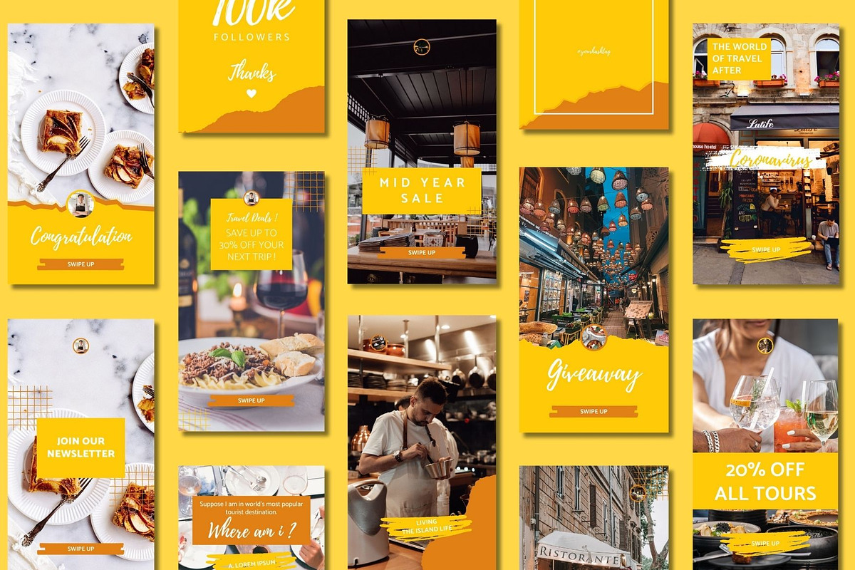 Radiant Social Media Story Template, a Social Media Template by BoontenStudio (Photo 2 of 8)