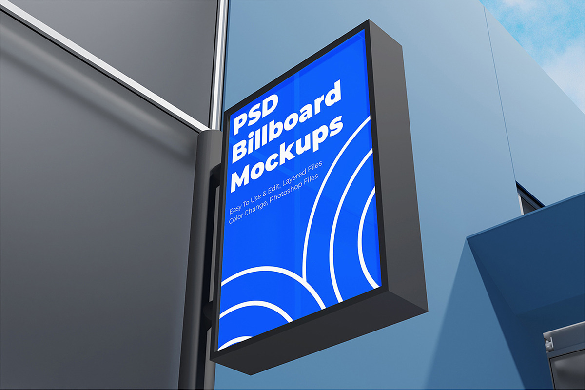 Advertising Pole Sign Mockup, an Advertising Mockup by Partikusi Design (Photo 4 of 4)