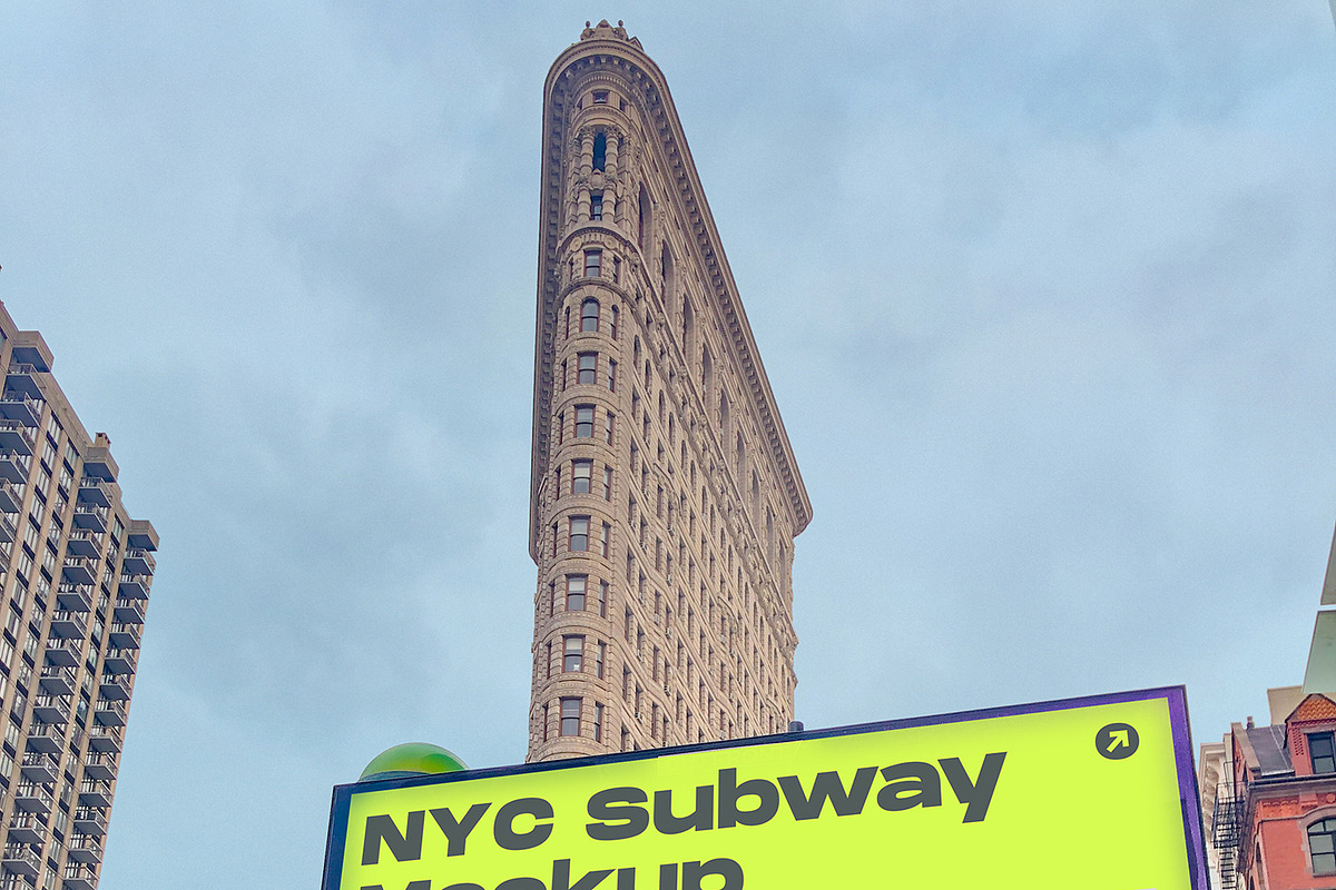 NYC Subway Billboard Mockup, an Advertising Mockup by NYC Billboard Mockups (Photo 2 of 2)