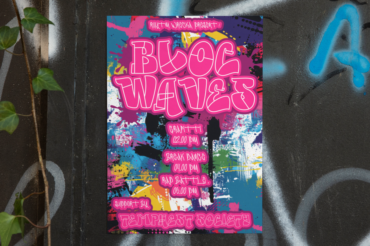 Rebel Stitch - Graffiti Font, a Font by PutraCetol Studio (Photo 3 of 11)