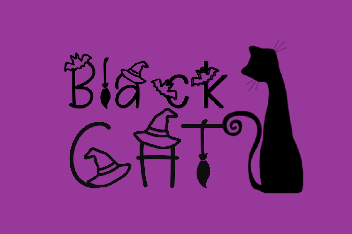 Happy Spooky Font, a Script Font by Cutie_Kate_Studio (Photo 4 of 10)
