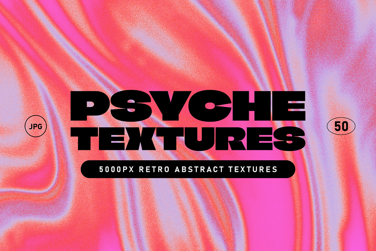50 Psychedelic Textures Set, a Texture Graphic by angelainthefields (Photo 1 of 8)