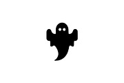Cute Ghost Vector Illustration, an Object Illustration by Vectorium Studio (Thumbnail 1 of 4)