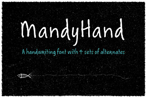 MandyHand handwriting font, a Script Font by Australian Type Foundry