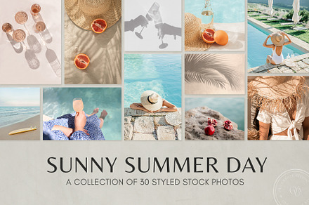 Sunny Summer Lifestyle Stock Bundle, a Photo by Oui Create Studio