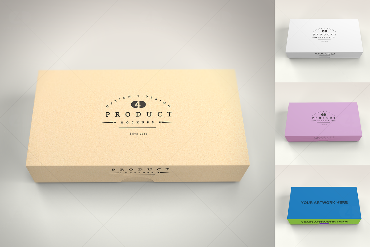 Product Box Mockup #01, a Cups & Container Mockup by Option 4 Design (Photo 3 of 5)