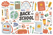 Back to School Clipart, an Education Illustration by spirka.art (Thumbnail 1 of 8)