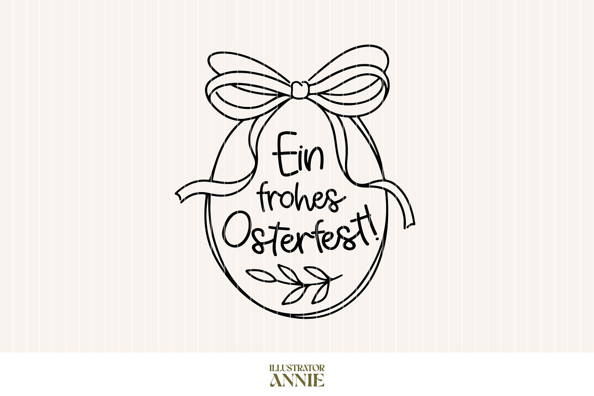 German Easter SVG Quote Bundle, an Object Graphic by IllustratorAnnie (Photo 9 of 9)