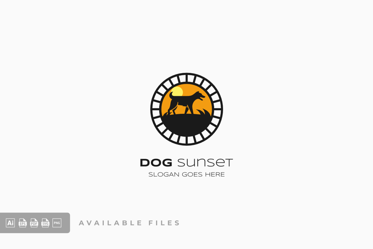 Dog Illustration Emblem Logo, a Branding & Logo Template by ivan_artnivora