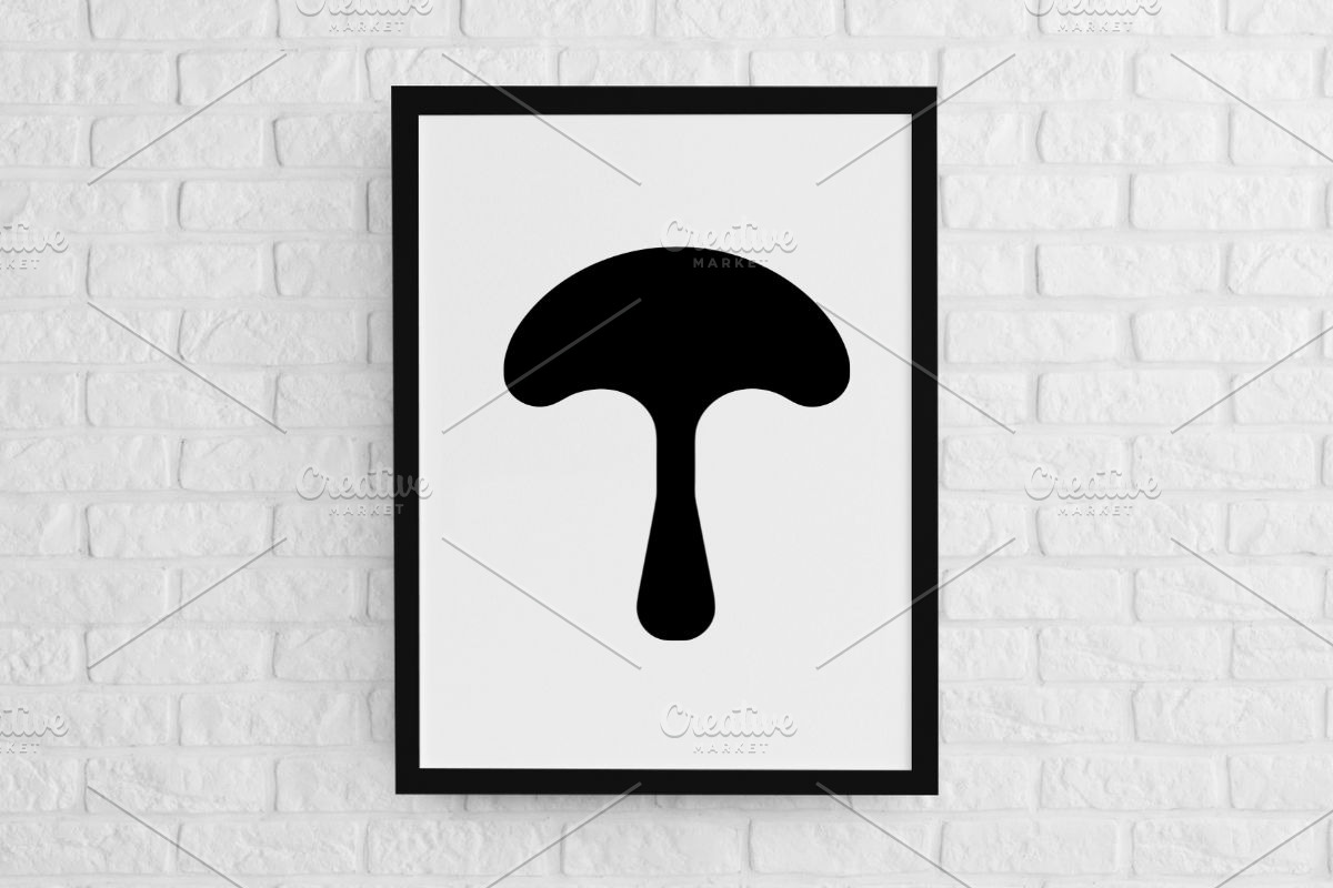 Toadstool Silhouette SVG, a Food Illustration by newminddesign (Photo 2 of 3)
