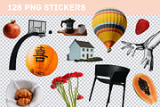 128 Collage Stickers, an Object Graphic by Kristina Dubnovitskaya (Thumbnail 2 of 4)