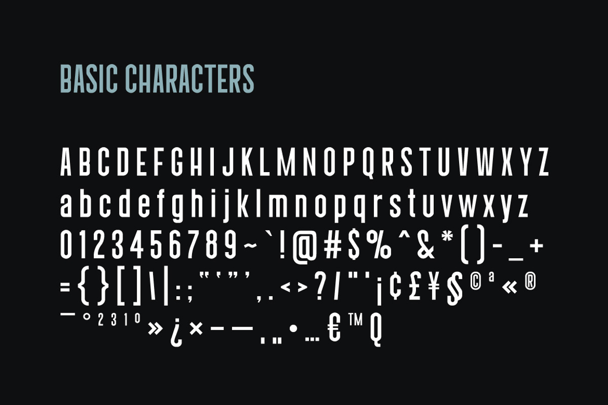Indie Club - Tall Condensed Sans, a Sans Serif Font by ashenterprise (Photo 6 of 9)