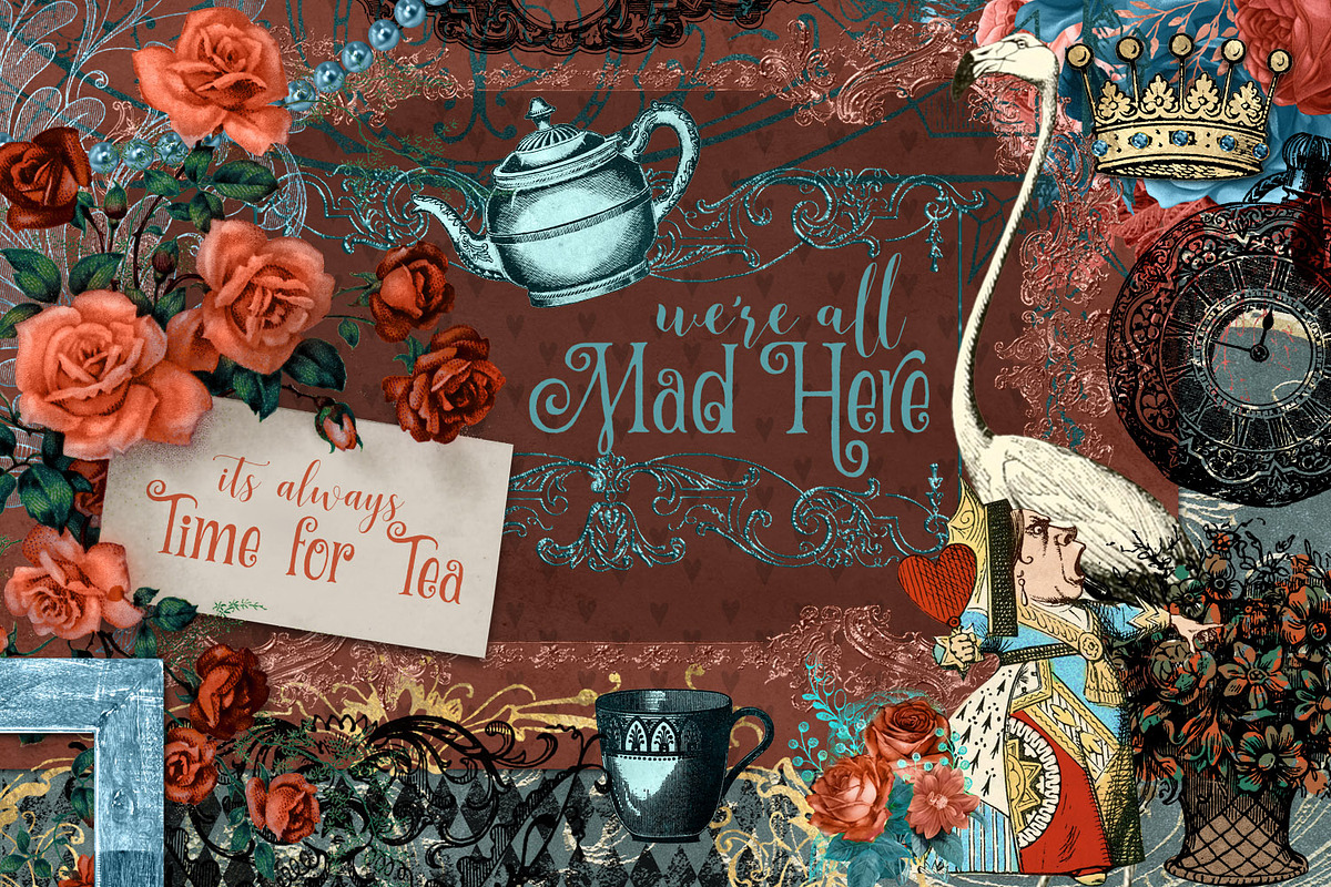 Whimsical Alice in Wonderland, a Graphic by Digital Curio (Photo 2 of 3)