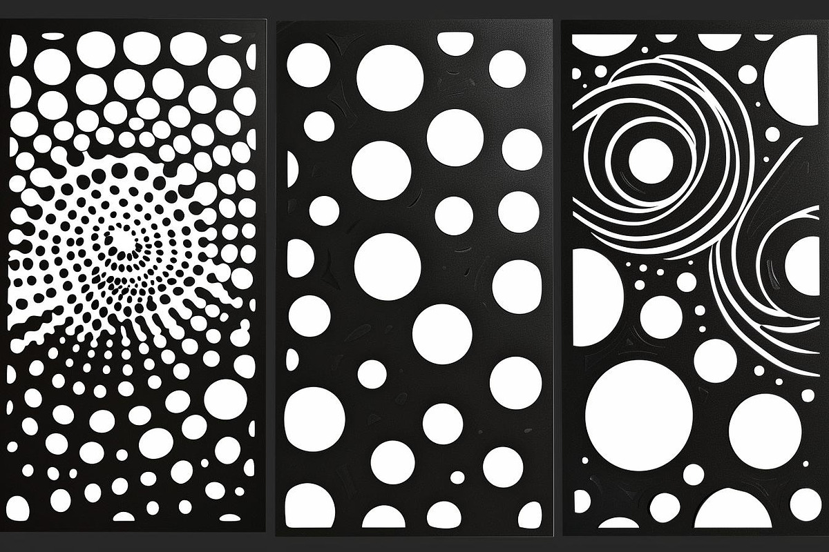 Geometric Laser Cut Vector Bundle, an Illustration by Designs_River