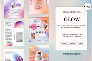 GLOW – Gradient Instagram Templates, a Templates & Theme by AESTETHIC_STUDIO