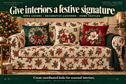 Vintage Christmas Collage Creator, an Object Graphic by Designertale (Thumbnail 9 of 10)